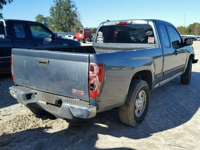 1GTCS196668265536 - 2006 GMC CANYON BLUE photo 4