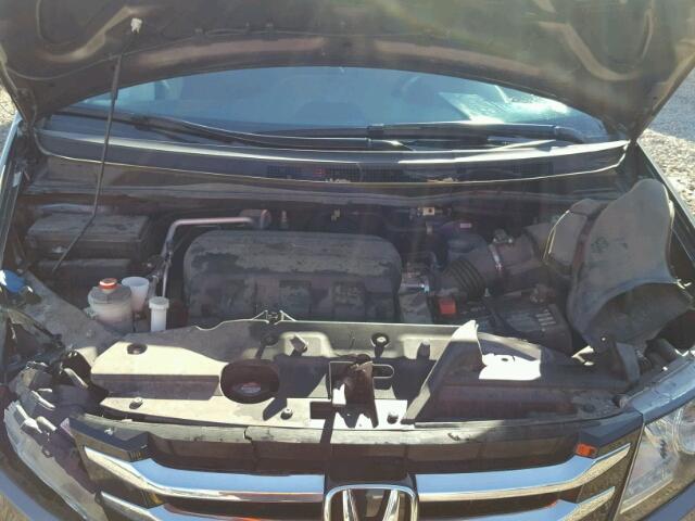 5FNRL5H24FB119195 - 2015 HONDA ODYSSEY LX GRAY photo 7