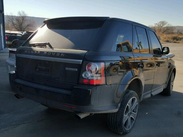 SALSH2E40CA745265 - 2012 LAND ROVER RANGE ROVE BLACK photo 4