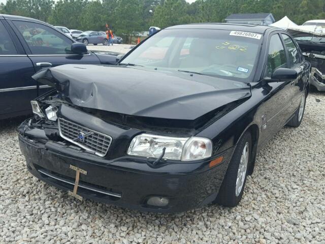 YV1TS592251404227 - 2005 VOLVO S80 2.5T BLACK photo 2