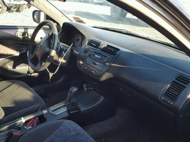 1HGEM22942L067821 - 2002 HONDA CIVIC EX 黑色 照片 5