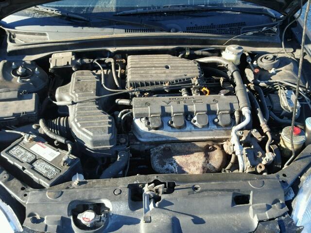 1HGEM22942L067821 - 2002 HONDA CIVIC EX 黑色 照片 7
