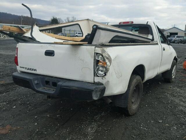 5TBJU321X6S456926 - 2006 TOYOTA TUNDRA WHITE photo 4