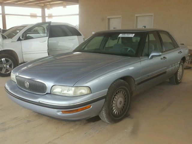 1G4HP52K1VH570264 - 1997 BUICK LESABRE CU BLUE photo 2