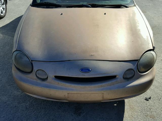 1FALP52U2VA190607 - 1997 FORD TAURUS GL GOLD photo 7