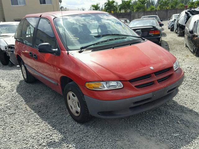 2B4FP25B2YR626966 - 2000 DODGE CARAVAN RED photo 1