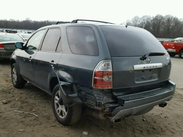 2HNYD18696H508701 - 2006 ACURA MDX TOURIN GRAY photo 3