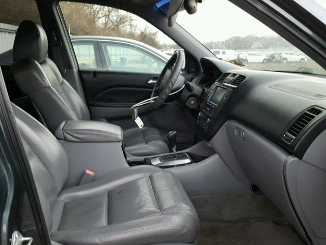 2HNYD18696H508701 - 2006 ACURA MDX TOURIN GRAY photo 5