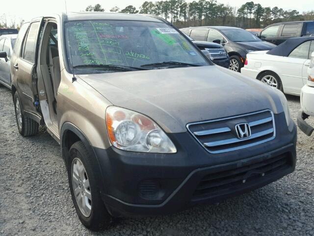 JHLRD78866C056498 - 2006 HONDA CR-V EX GOLD photo 1