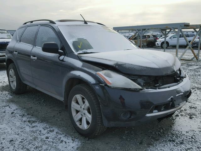 JN8AZ08W36W546613 - 2006 NISSAN MURANO SL BLACK photo 1