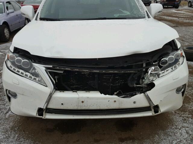 JTJBC1BA5D2442162 - 2013 LEXUS RX 450 WHITE photo 9