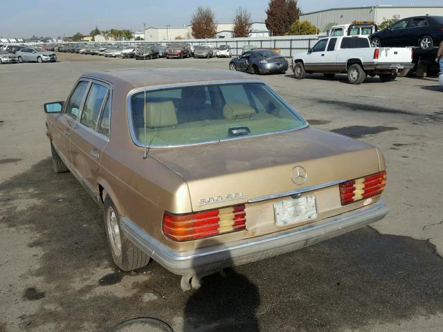 WDB1260371A001764 - 1984 MERCEDES-BENZ 500 SEL GOLD photo 3