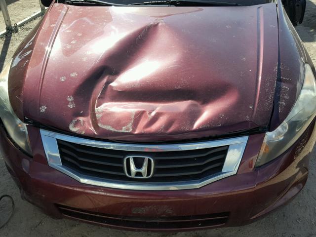 1HGCP26469A160004 - 2009 HONDA ACCORD LXP BURGUNDY photo 9