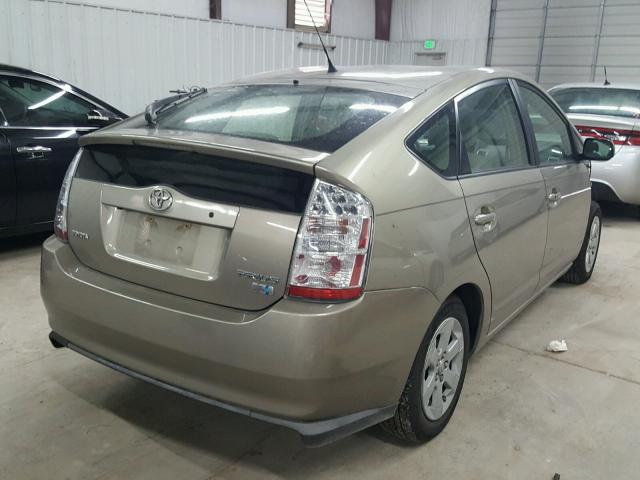 JTDKB20U083331401 - 2008 TOYOTA PRIUS GOLD photo 4