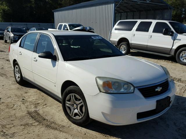 1G1ZS58F87F303082 - 2007 CHEVROLET MALIBU LS WHITE photo 1