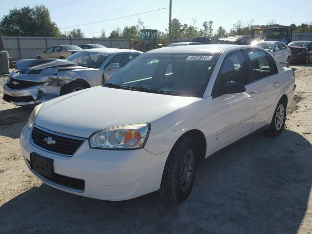 1G1ZS58F87F303082 - 2007 CHEVROLET MALIBU LS WHITE photo 2