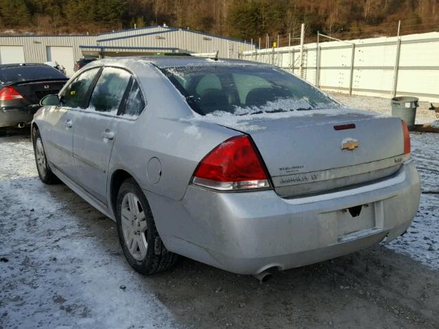 2G1WB5E3XE1153980 - 2014 CHEVROLET IMPALA LIM SILVER photo 3