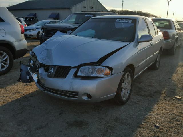 3N1CB51D96L457488 - 2006 NISSAN SENTRA 1.8 SILVER photo 2