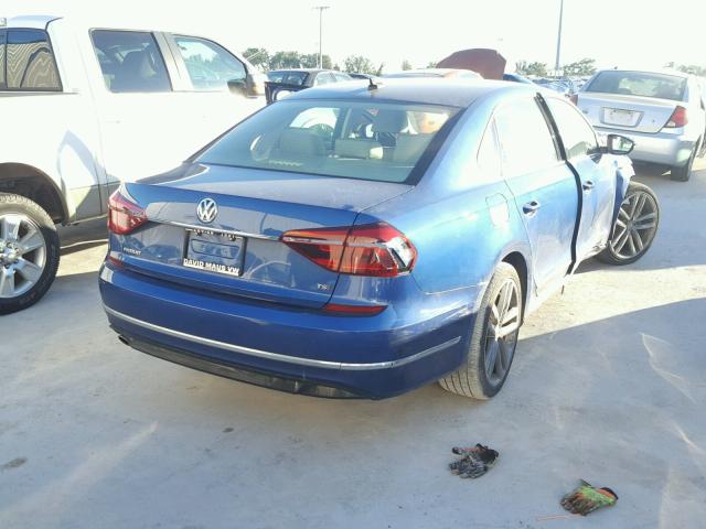1VWDT7A34HC009575 - 2017 VOLKSWAGEN PASSAT R-L BLUE photo 4