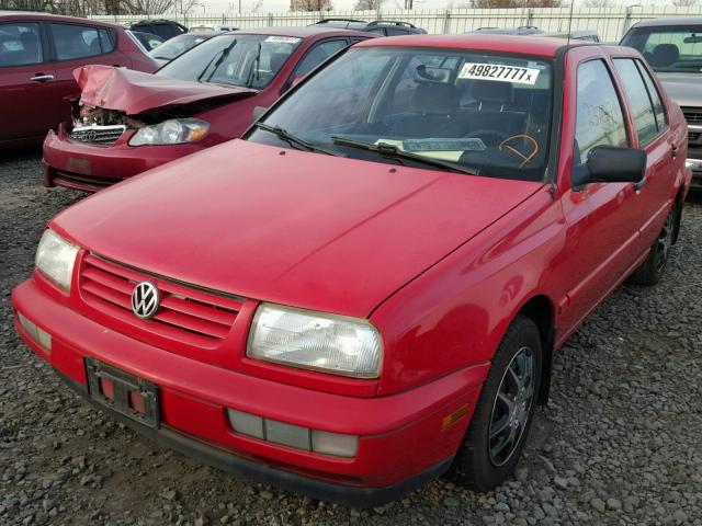 3VWRA81H0VM009970 - 1997 VOLKSWAGEN JETTA GL RED photo 2