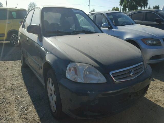 2HGEJ661XYH572031 - 2000 HONDA CIVIC BASE GREEN photo 1