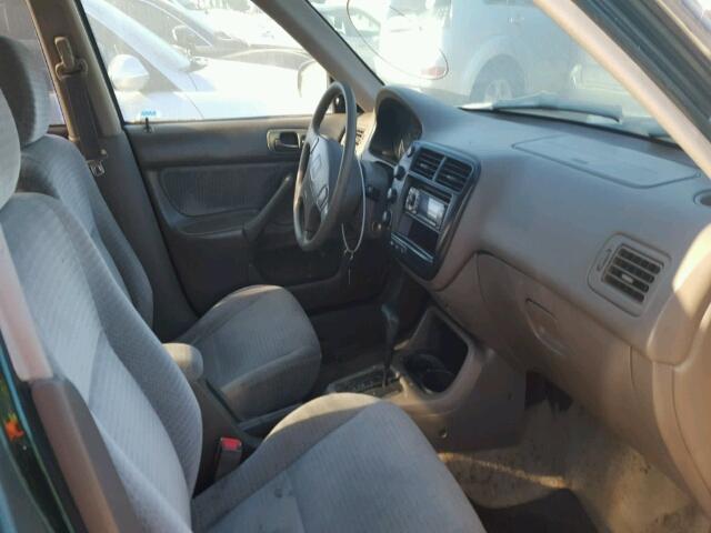 2HGEJ661XYH572031 - 2000 HONDA CIVIC BASE GREEN photo 5