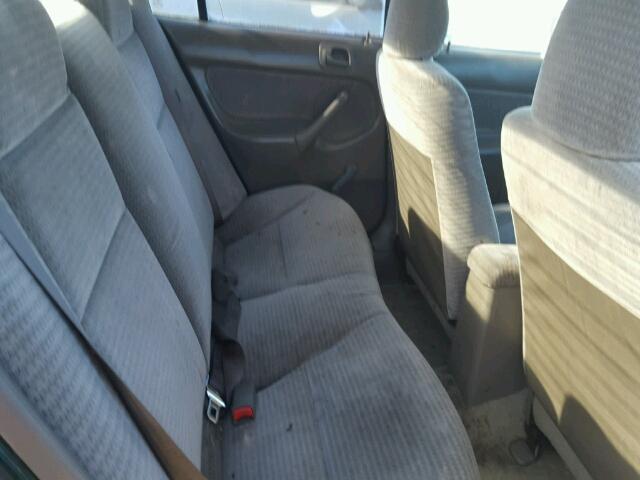 2HGEJ661XYH572031 - 2000 HONDA CIVIC BASE GREEN photo 6