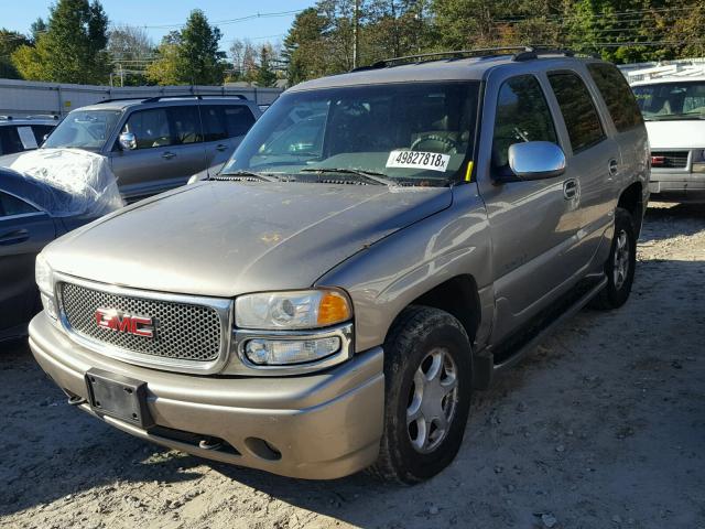 1GKEK63U51J160084 - 2001 GMC DENALI GRAY photo 2