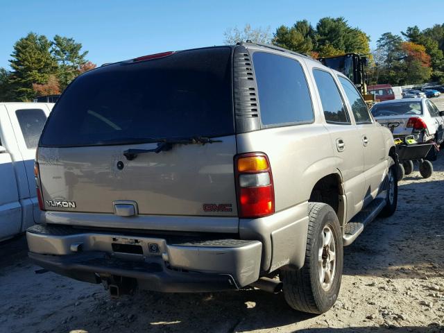 1GKEK63U51J160084 - 2001 GMC DENALI GRAY photo 4