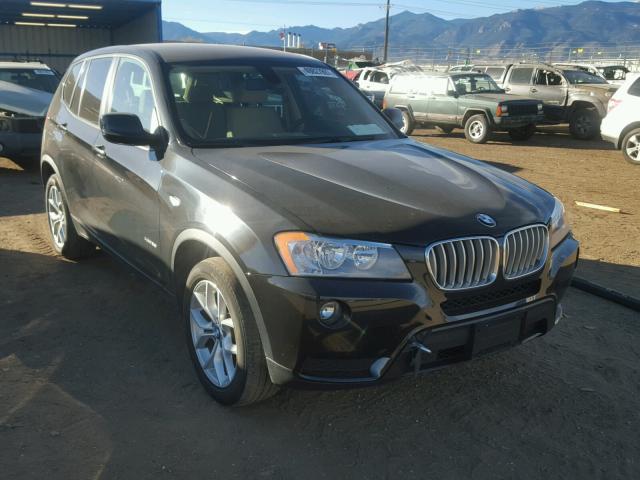 5UXWX9C57D0A30864 - 2013 BMW X3 XDRIVE2 BLACK photo 1