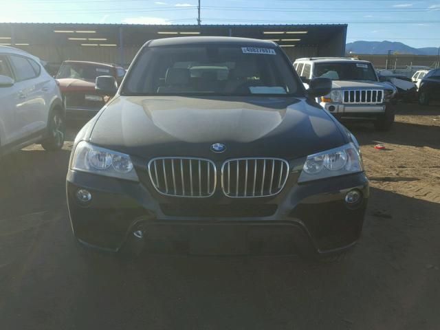 5UXWX9C57D0A30864 - 2013 BMW X3 XDRIVE2 BLACK photo 9