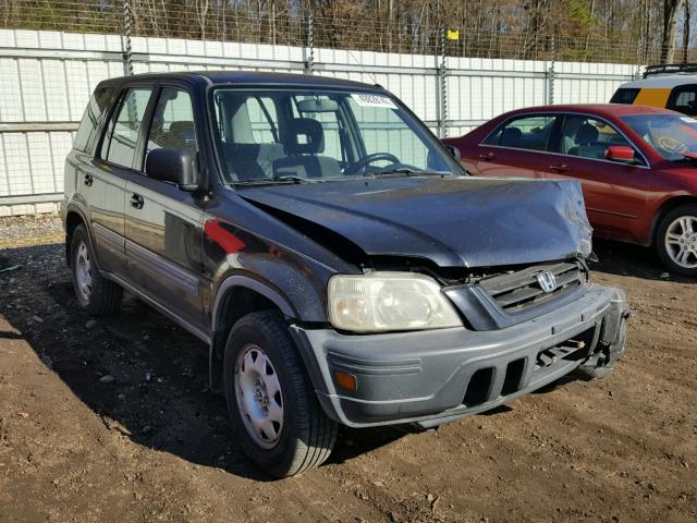 JHLRD1749YC007245 - 2000 HONDA CR-V LX BLACK photo 1