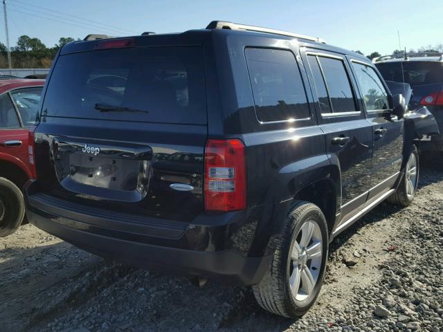 1C4NJPFA1ED563120 - 2014 JEEP PATRIOT LA BLACK photo 4