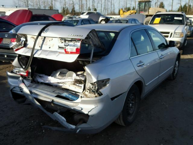 1HGCM56445A039508 - 2005 HONDA ACCORD LX SILVER photo 4