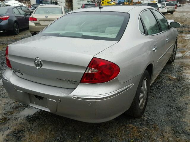 2G4WD582581202409 - 2008 BUICK LACROSSE C SILVER photo 4