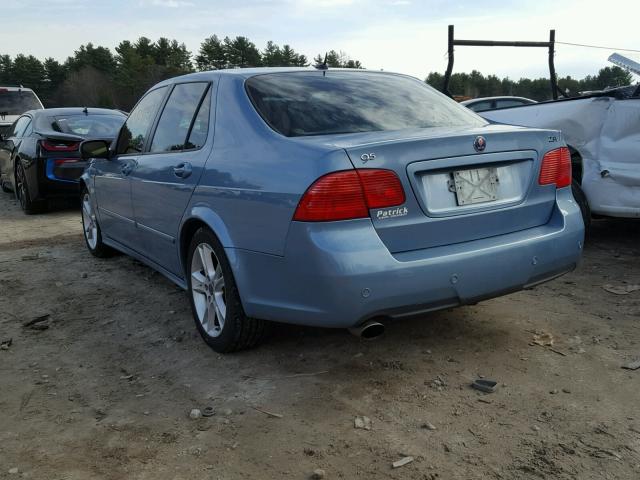 YS3ED49G983504521 - 2008 SAAB 9-5 2.3T BLUE photo 3