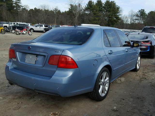 YS3ED49G983504521 - 2008 SAAB 9-5 2.3T BLUE photo 4