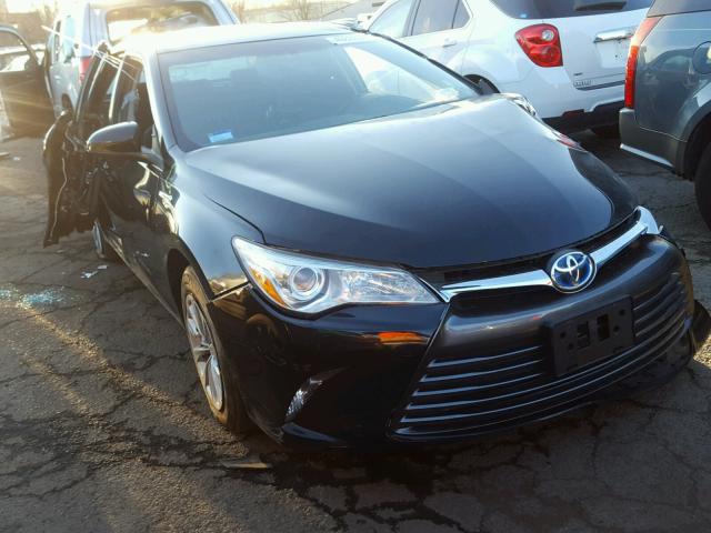 4T1BD1FK3GU187678 - 2016 TOYOTA CAMRY HYBR BLACK photo 1