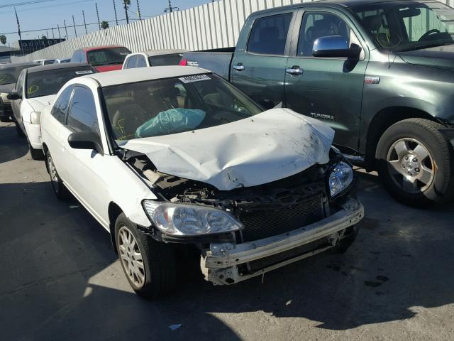 1HGEM21564L000171 - 2004 HONDA CIVIC LX WHITE photo 1