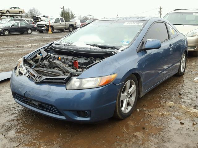 2HGFG11887H512550 - 2007 HONDA CIVIC EX GRAY photo 2