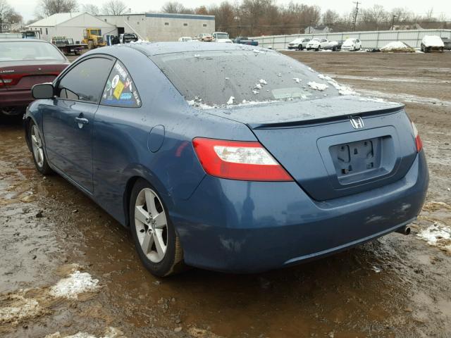 2HGFG11887H512550 - 2007 HONDA CIVIC EX GRAY photo 3