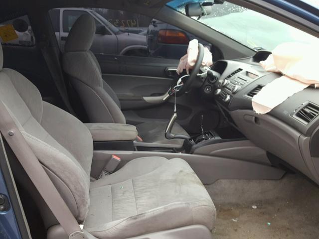 2HGFG11887H512550 - 2007 HONDA CIVIC EX GRAY photo 5
