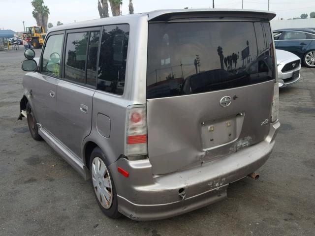 JTLKT324064090922 - 2006 TOYOTA SCION XB ნაცრისფერი ფოტო 3