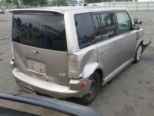 JTLKT324064090922 - 2006 TOYOTA SCION XB ნაცრისფერი ფოტო 4