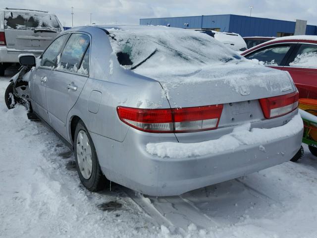 1HGCM56363A127223 - 2003 HONDA ACCORD LX SILVER photo 3