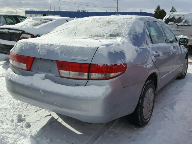 1HGCM56363A127223 - 2003 HONDA ACCORD LX SILVER photo 4