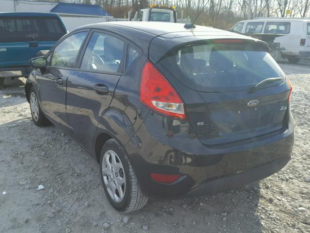 3FADP4EJ1BM129442 - 2011 FORD FIESTA SE BLACK photo 3