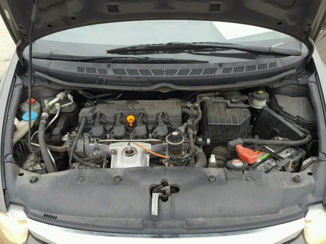 2HGFA1F59AH545323 - 2010 HONDA CIVIC LX GRAY photo 7