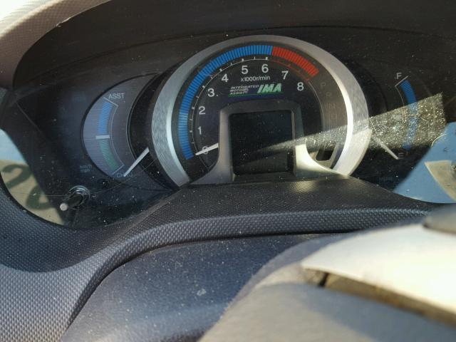 JHMZE2H79AS038675 - 2010 HONDA INSIGHT EX WHITE photo 8