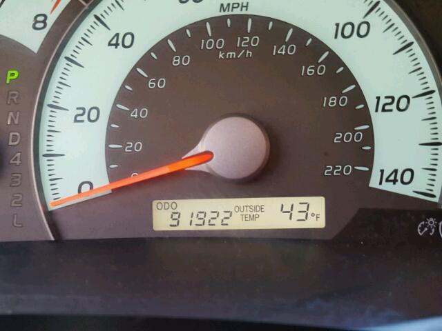 4T1BE46K89U812447 - 2009 TOYOTA CAMRY BASE SILVER photo 8